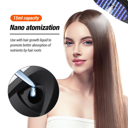 Carefy Laser Hair Growth Comb vibration massage function